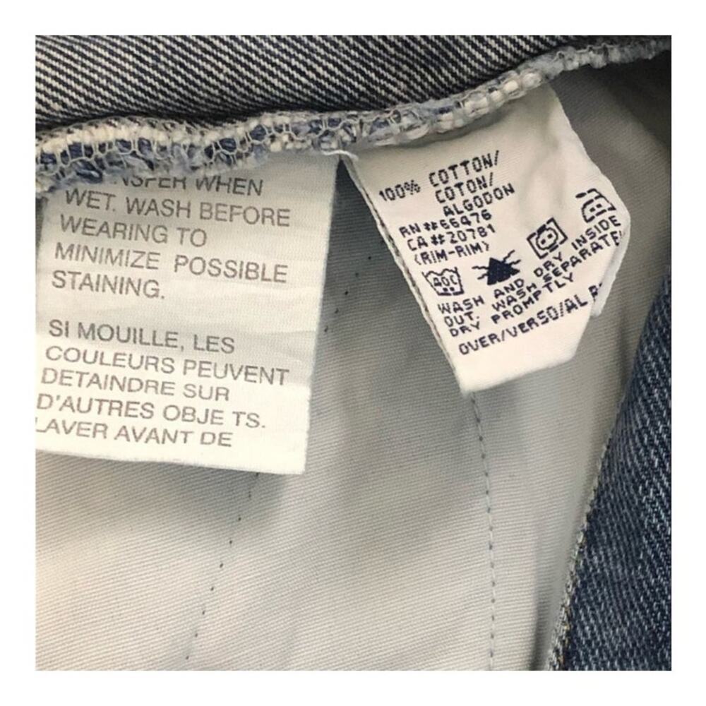 Tommy Hilfiger Vintage High-Waist Capri Mom Jeans Size 10 – Split Seam Retro - Picture 13 of 16